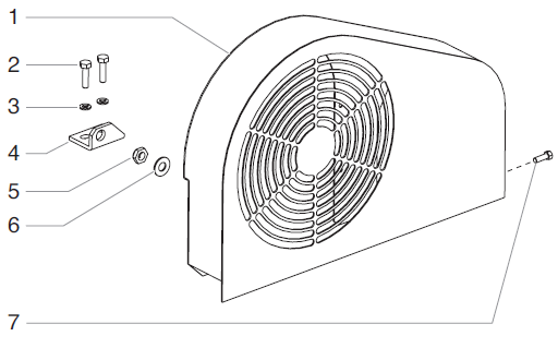 PowrLiner 4900XLT Belt Guard Assembly